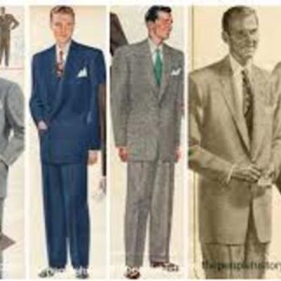 Timeline: mens clothing in the 1950's