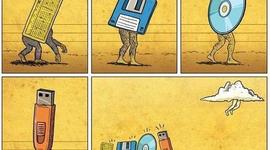 Timeline: Evolución de los dispositivos de almacenamiento.