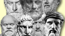 Timeline: Linea del tiempo. Filósofos presocráticos.