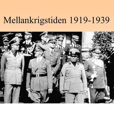 Timeline: Mellankrigstiden av Julia J