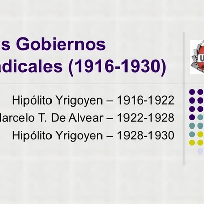 Timeline: gobiernos radicales