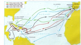 Timeline: Viajes de Colón