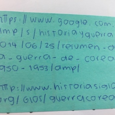 Timeline: Guerra con Corea