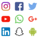 174834 social media logos