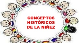 Timeline: CONCEPTOS HISTÓRICOS DE LA NIÑEZ