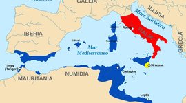 Timeline: Guerre puniche e l'espansione ellenica.