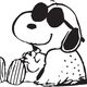 Snoopy dog vector sketches1