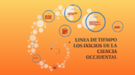 Timeline: Los inicios de la ciencia occidental