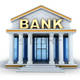 26002579 building and sign bank done in 3d