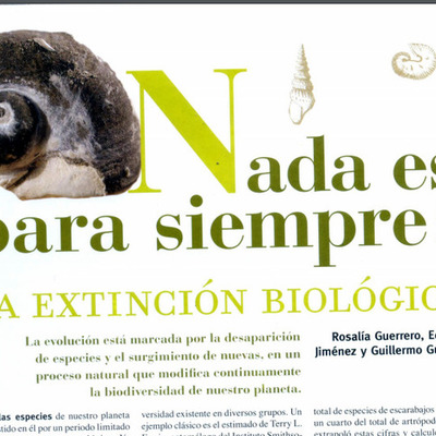 Timeline: nada es para siempre- la extinción biológica