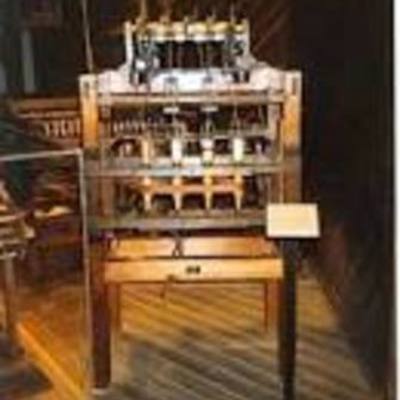 Timeline: Water Frame invented by Richard Arkwright