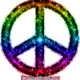 Rainbow peace symbol 1