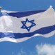 Waving flag of israel