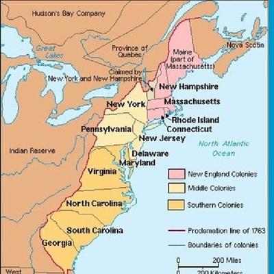 Timeline: The English Colonies by Tyler Trammel