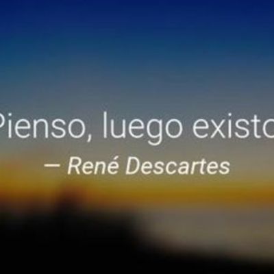 Timeline: "PIENSO, LUEGO EXISTO"