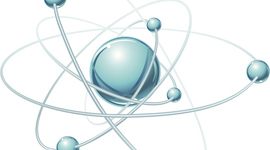 Timeline: Composición de la materia con respecto al átomo.