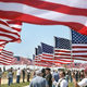 Iowa veterans cemetery flags