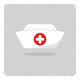 36079632 vector of nurse hat icon on isolated background stock photo