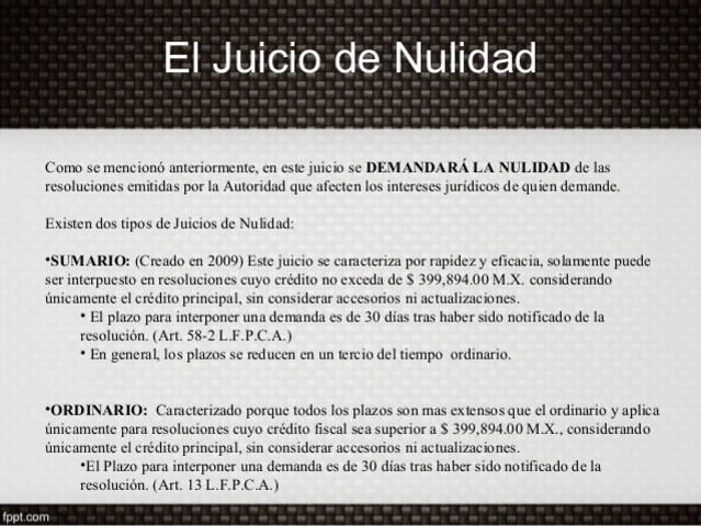 Que Es El Juicio De Nulidad - Image to u