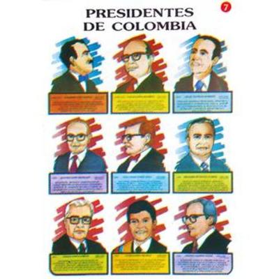 Timeline: presidentes de colombia