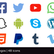 174834 social media logos