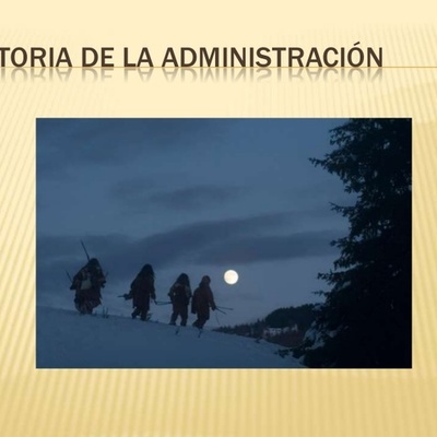Timeline: Historia de la administración