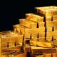 100281353 gold bars piles gettyp