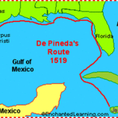 Timeline: Pineda's voyage