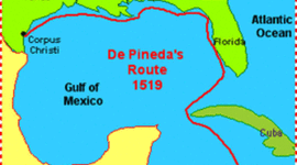 Timeline: Pineda's voyage
