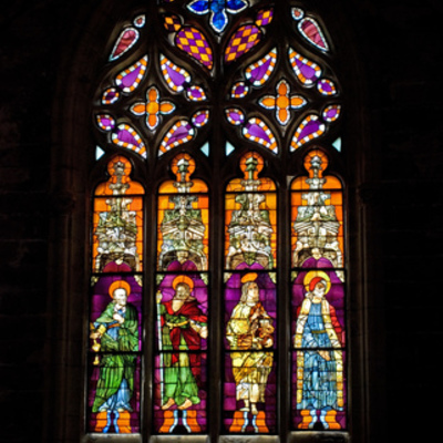 Timeline: Arte vitral y miniaturas góticas