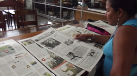 Timeline: SERVICIO DE INFORMACIÓN A VÍCTIMAS. SALA PATRIMONIAL COLECCIÓN DE PERIÓDICOS. SISTEMA DE BIBLIOTECAS UNIVERSIDAD DE ANTIOQUIA