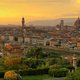 Sunset over florence 1
