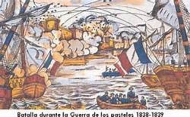 Mexico Vs Francia Guerra De Los Pasteles