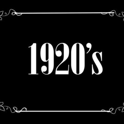 Timeline: 1920's time line