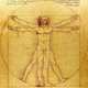 E8908 leonardo da vinci vitruvian man