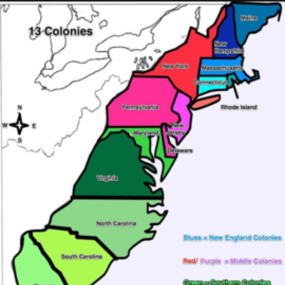 Timeline: The Thirteen Colonies Timeline