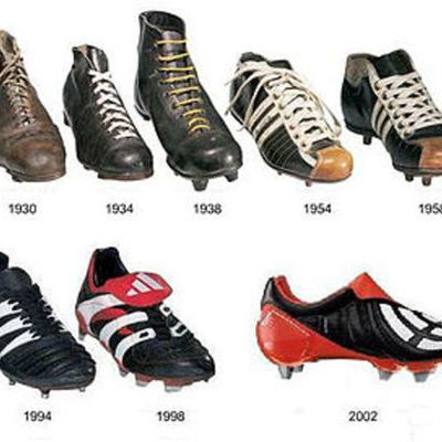 Timeline: Evolución de los zapatos de fútbol