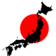 Japan and japanese flag 250