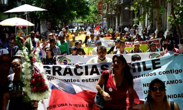 Movilizaciones sociales inmigrantes en Chile 1990-2017 