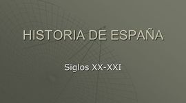 Timeline: XX. ETA XXI. MENDEAK ESPAINIAN