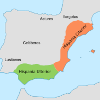 Timeline: División Administrativa Hispania