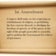 1st amendment