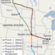 Keystone pipeline route