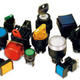 Push buttons selector switches 250x250