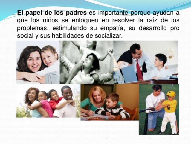 Papel que desempeñan los padres en el desarrollo de sus hijos timeline ...