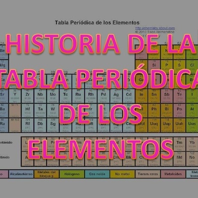 Timeline: desarrollo de la tabla periodica