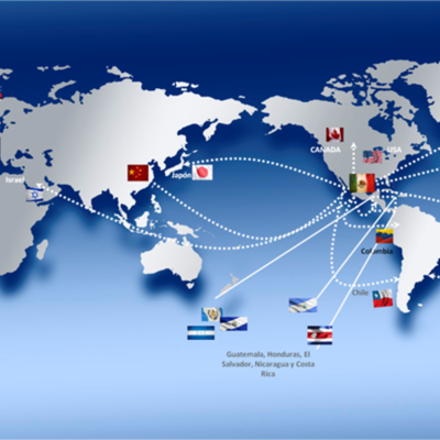 Timeline: Los 13 tratados de libre comercio de México con otros países