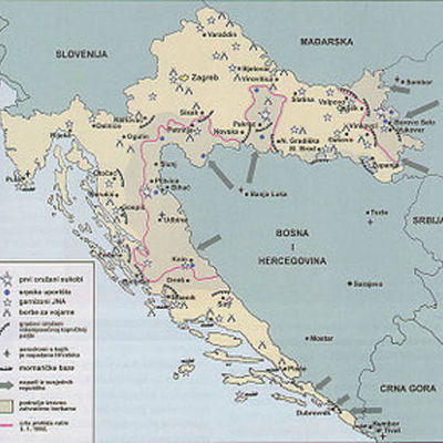 Timeline: croatian war of independence