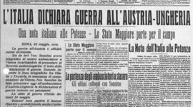Timeline: l' Italia entra in guerra