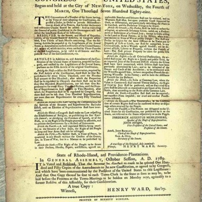 Timeline: The Amendments